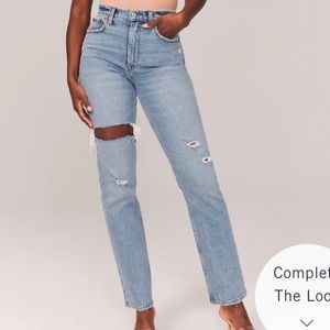 Abercrombie 90s Straight Ultra High Rise